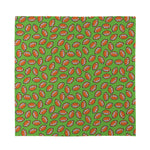 American Football Ball Pattern Print Silk Bandana