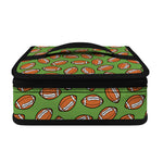 American Football Ball Pattern Print Small Lunch Bag