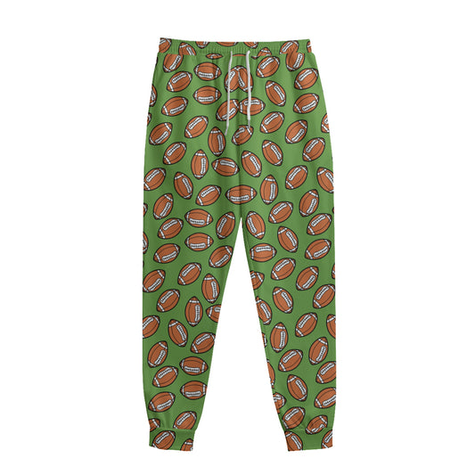 American Football Ball Pattern Print Sweatpants