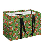 American Football Ball Pattern Print Utility Tote Bag