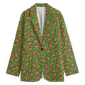 American Football Ball Pattern Print Women's Cotton Blazer