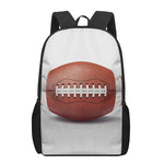 American Football Ball Print 17 Inch Backpack