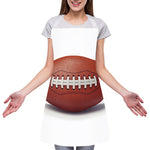 American Football Ball Print Adjustable Apron