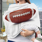 American Football Ball Print Baby Seat Cover