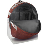 American Football Ball Print Backpack
