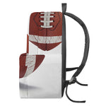 American Football Ball Print Backpack