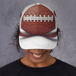 American Football Ball Print Baseball Cap