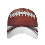 American Football Ball Print Baseball Cap