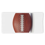 American Football Ball Print Beach Towel