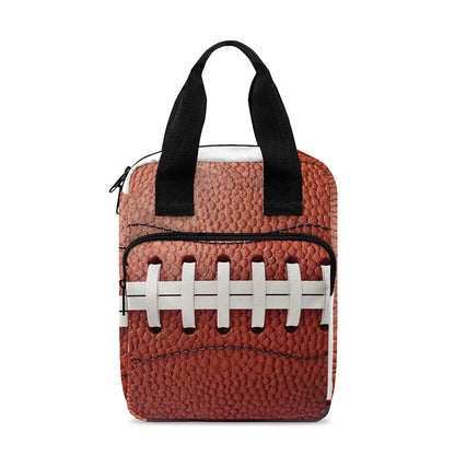 American Football Ball Print Bible Tote Bag