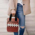 American Football Ball Print Bible Tote Bag