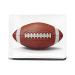 American Football Ball Print Bifold Wallet