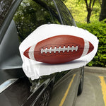 American Football Ball Print Car Side Mirror Covers