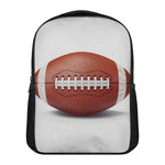 American Football Ball Print Casual Backpack