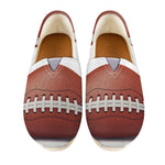 American Football Ball Print Casual Shoes