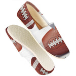 American Football Ball Print Casual Shoes