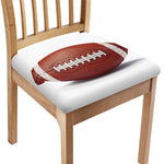 American Football Ball Print Chair Cushion Cover