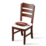 American Football Ball Print Chair Cushion Cover