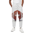 American Football Ball Print Cotton Sweatpants