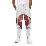 American Football Ball Print Cotton Pants