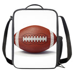 American Football Ball Print Crossbody Lunch Bag