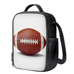 American Football Ball Print Crossbody Lunch Bag