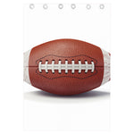 American Football Ball Print Curtain