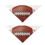 American Football Ball Print Dog Bandana