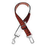 American Football Ball Print Dog Seat Belt