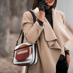 American Football Ball Print Double Strap Bible Bag