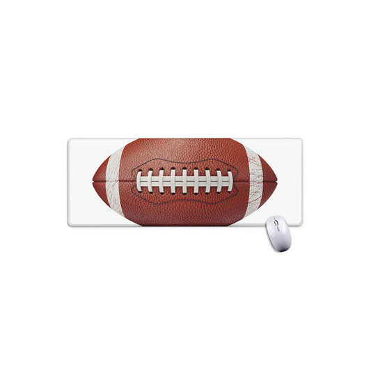 American Football Ball Print Extended Mouse Pad