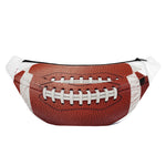 American Football Ball Print Fanny Pack