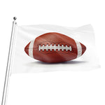American Football Ball Print Flag