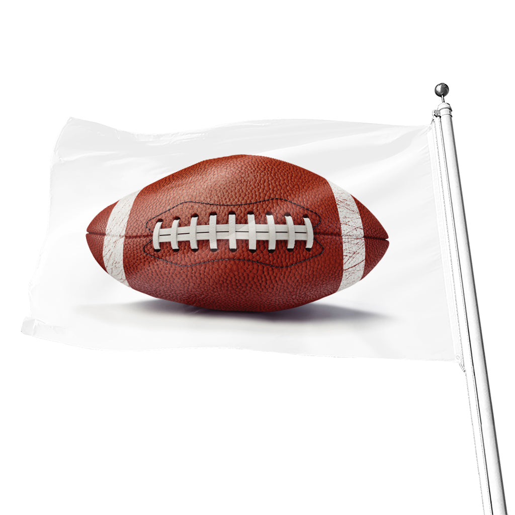 American Football Ball Print Flag