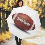 American Football Ball Print Foldable Umbrella