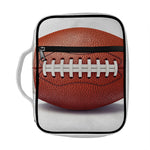 American Football Ball Print Front Pocket Bible Bag