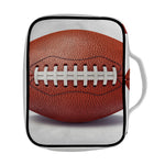 American Football Ball Print Front Pocket Bible Bag