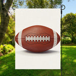 American Football Ball Print Garden Flag