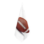 American Football Ball Print Hand Towel