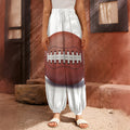 American Football Ball Print Harem Pants