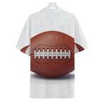 American Football Ball Print Hawaiian Shirt