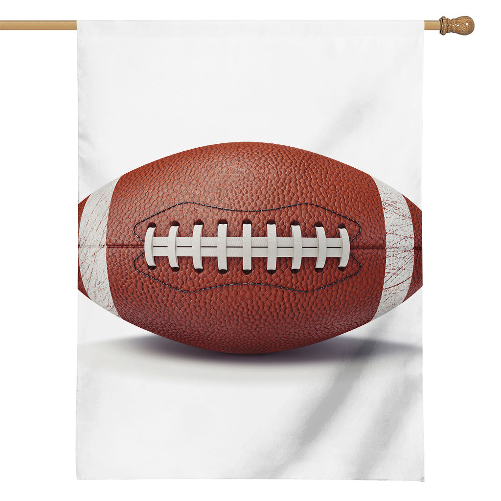 American Football Ball Print House Flag