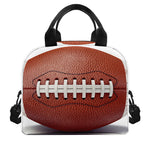 American Football Ball Print Insulated Lunch Bag