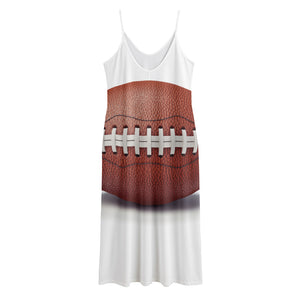 american jersey dress American Football Ball Print Jersey Midi Cami Dress