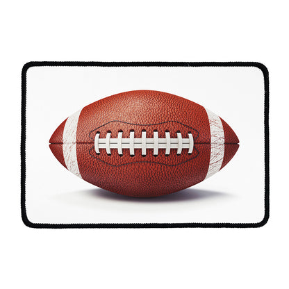 American Football Ball Print Kitchen Mat