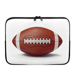 American Football Ball Print Laptop Sleeve