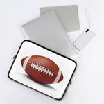 American Football Ball Print Laptop Sleeve