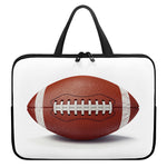American Football Ball Print Laptop Sleeve With Handle