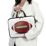 American Football Ball Print Laptop Sleeve With Handle