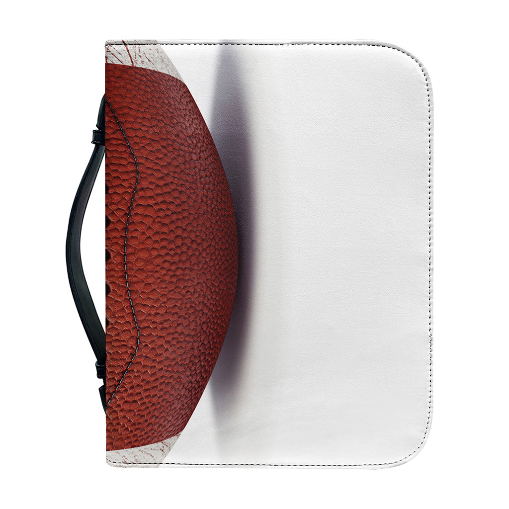 American Football Ball Print Leather Bible Cover